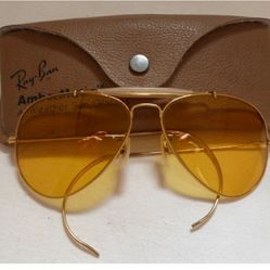 Vintage Amber Matic Rayban