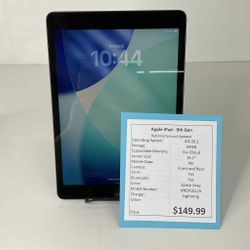10.2" Apple iPad - 9th Gen - 64Gb - Space Gray