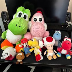Mario Bros Plushies 