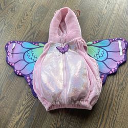 Toddler butterfly Halloween puffer vest size 2 Halloween costume
