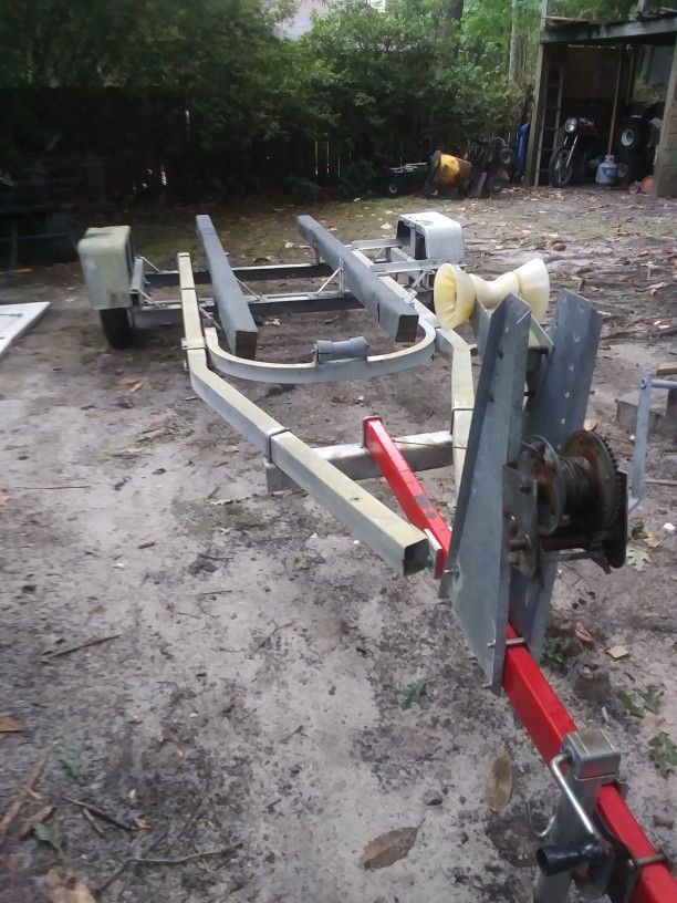 16-18ft Galvanized Boat Trailer