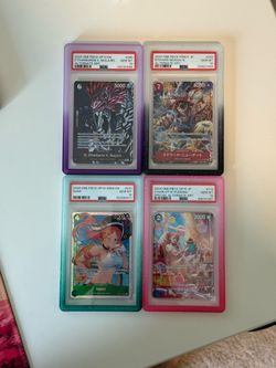 One Piece PSA 10 Graded Slabs