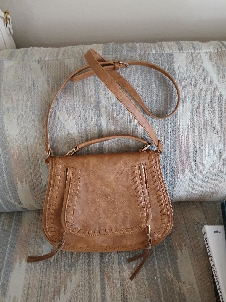 Urban Expressions UE Bag Purse Vegan Leather Khloe Taupe Retail $100
