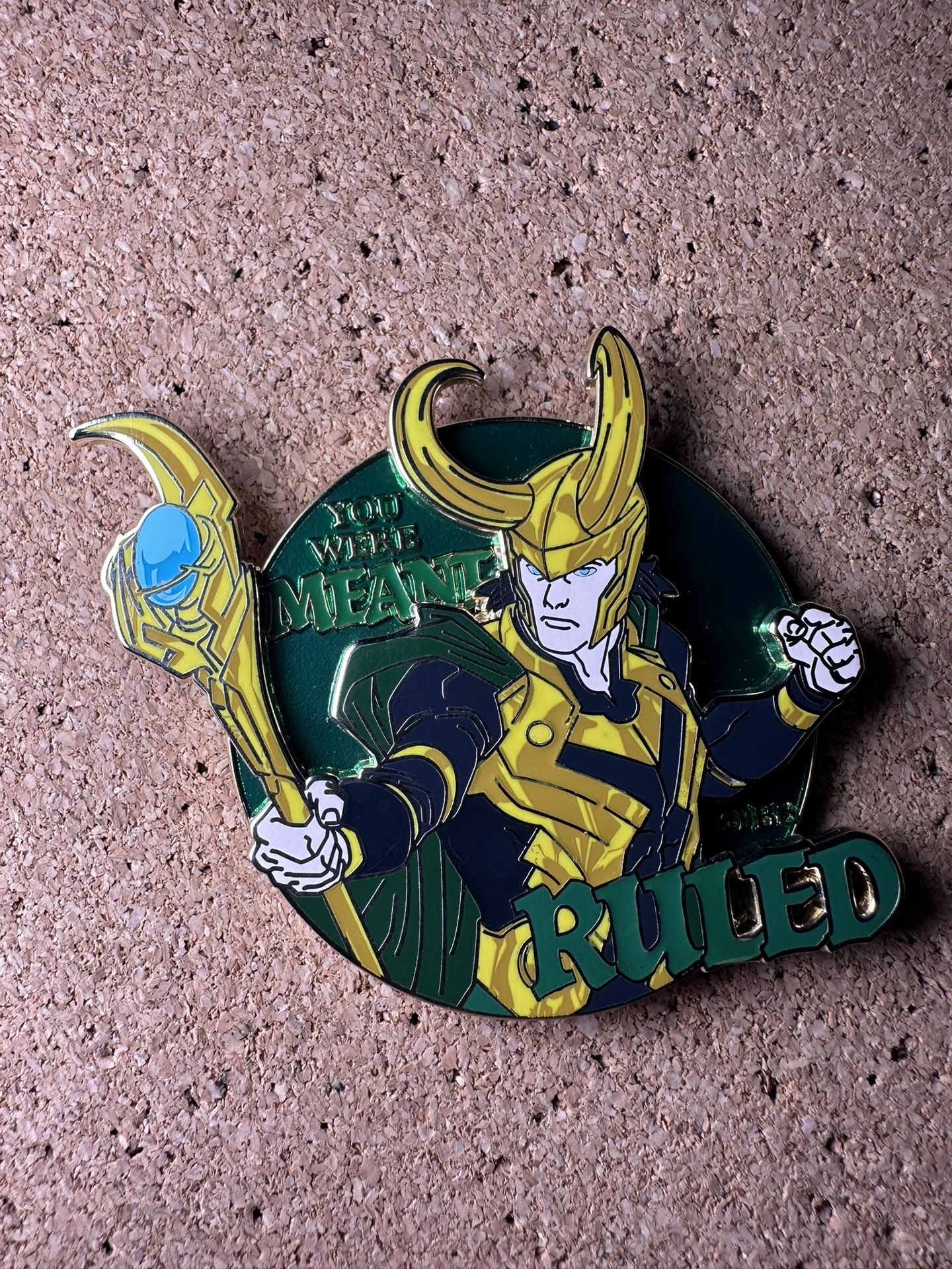 2023 Disney Parks Marvel Villains Series Loki You Were Meant To Be Ruled LR Pin