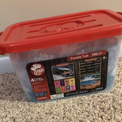 Puzzle Tub 4 Jigsaw Puzzles - 500pc Each 