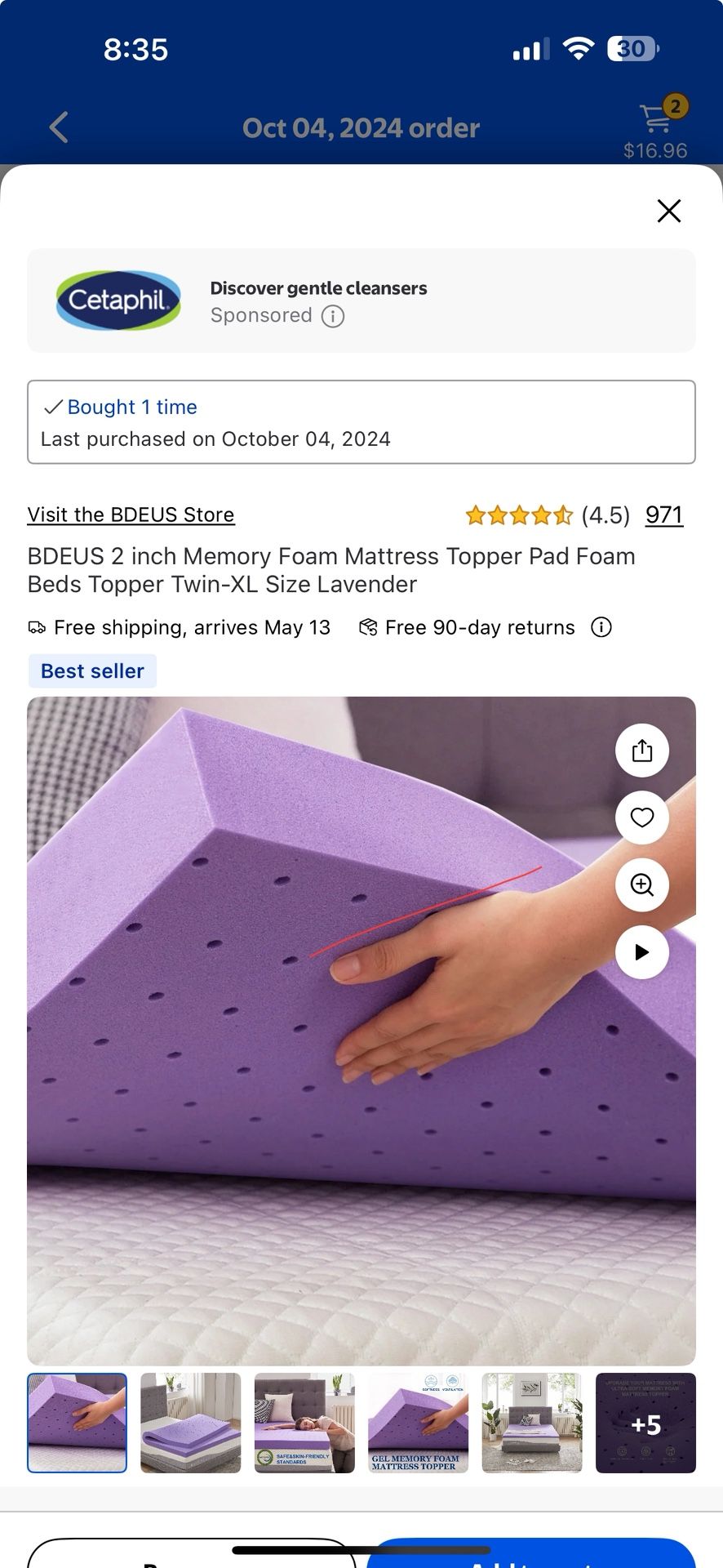 XL Twin Topper