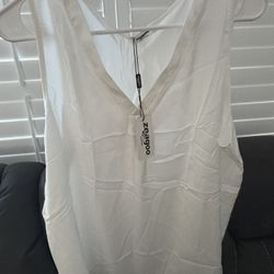 Women’s Silky White Tank Top