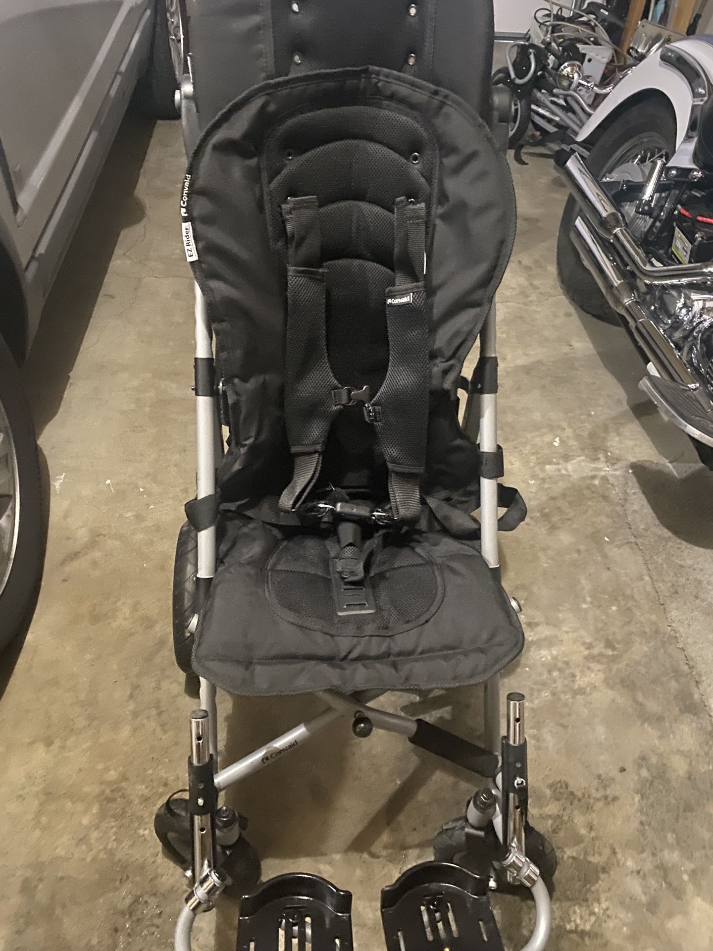 Convaid Ez Rider Stroller Ez14 100lbs Never Used