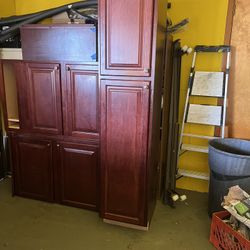 Five Pieces Of Kitchen Cabinets 