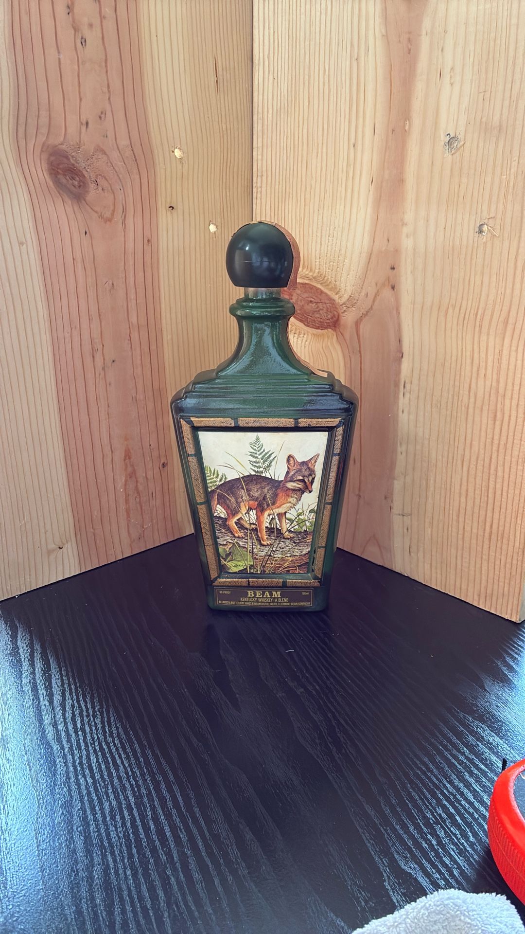 Jim Beam Fox Whiskey Decanter (No Alcohol)