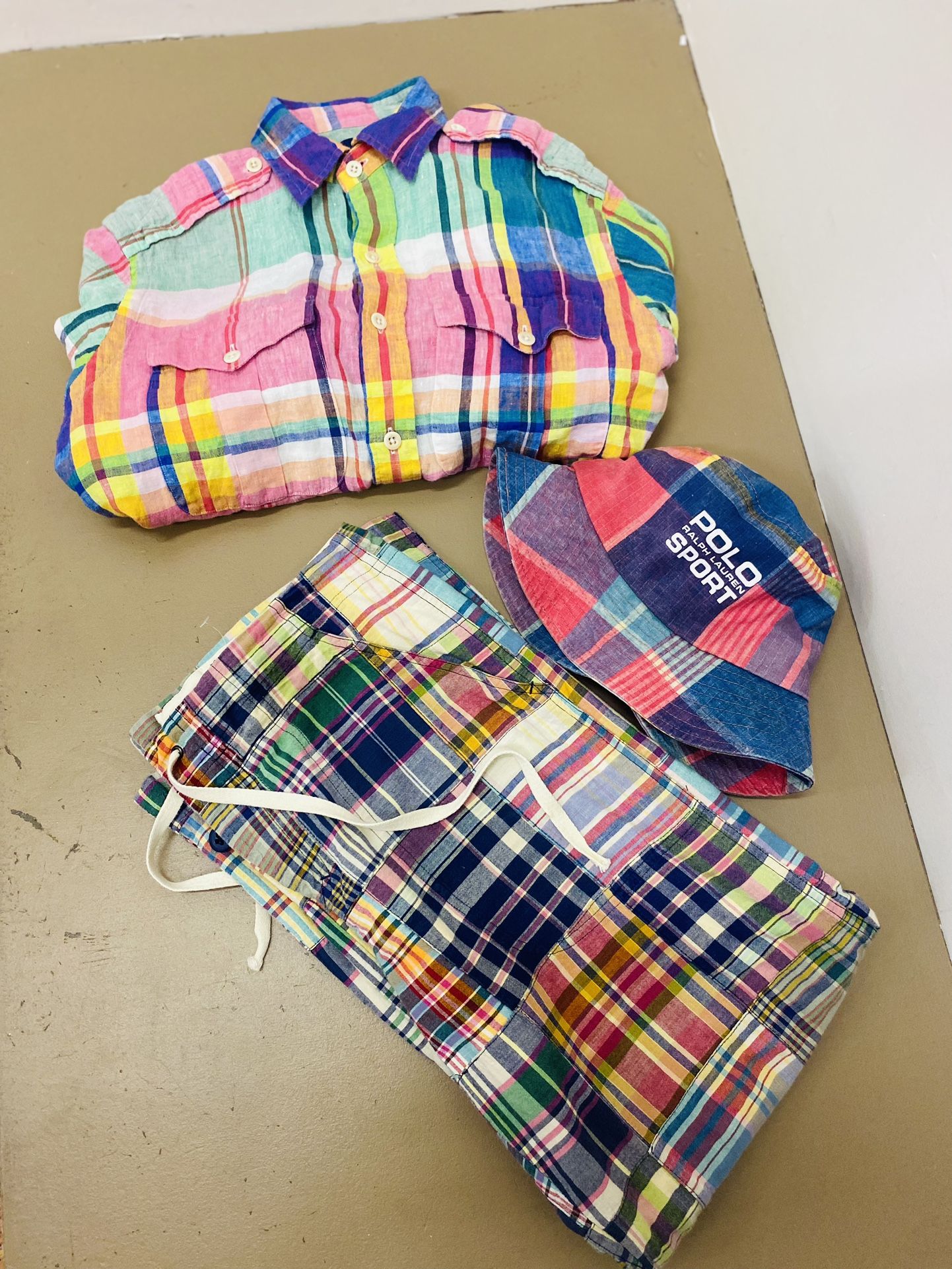 Polo Ralph Lauren Plaid Madras Outfit