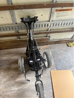 Sun Mountain Speed Cart V1 Black Push Pull Golf Collapsible 3 Wheel with Clamp