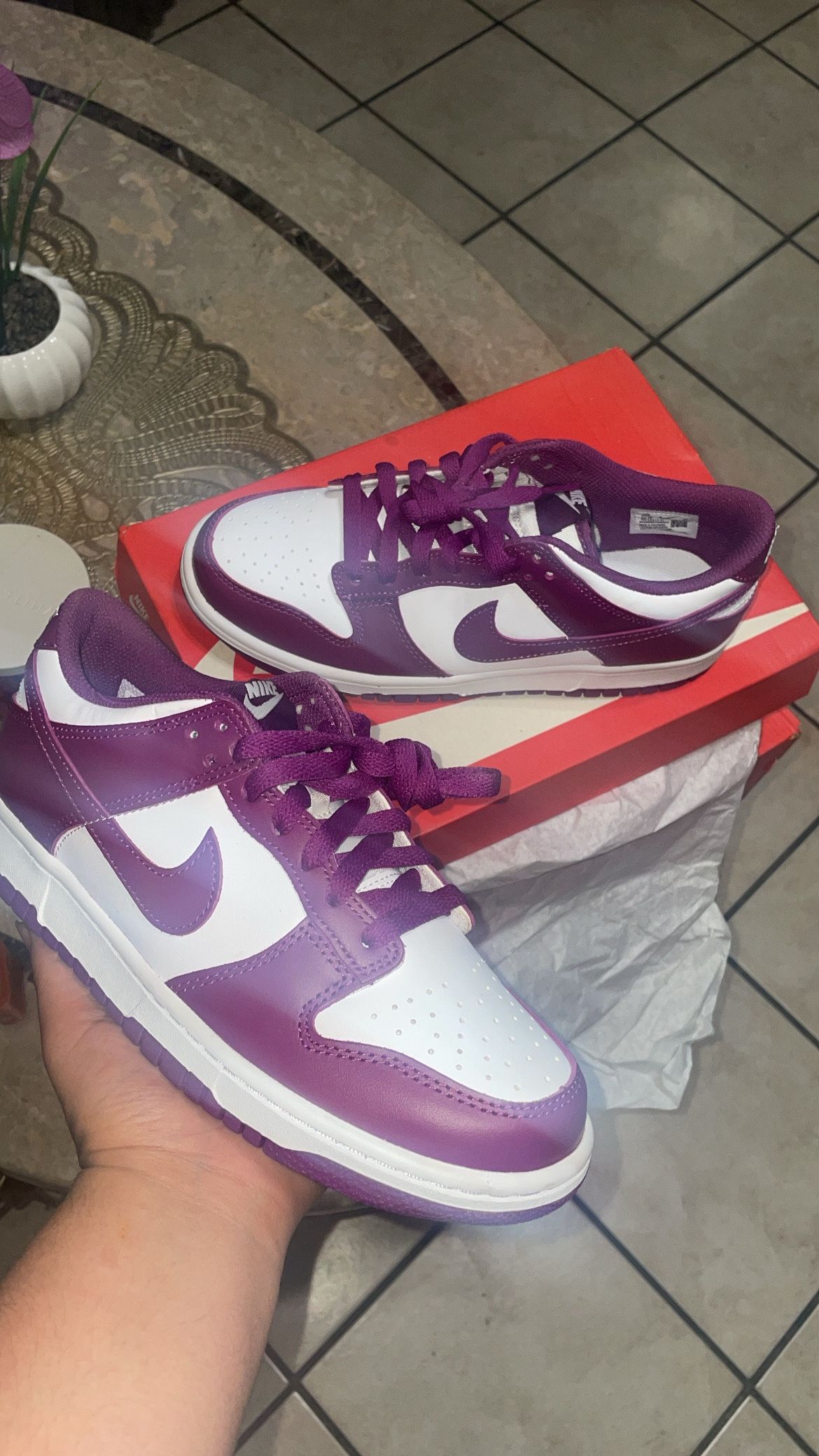 Purple Nike Dunks
