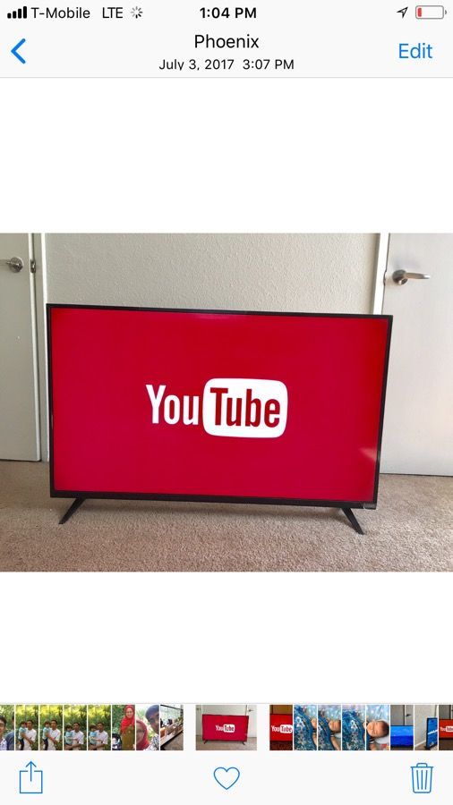 Brand new 55” Vizio smart tv