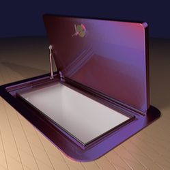 2414 Watertight Surface Mount Fiberglass Hutch For Deck  and Transom