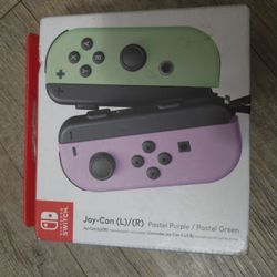 Nintendo Switch Joy - Con (L)/(R) Pastel Purple / Pastel Green New Sealed in box