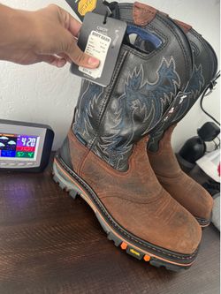 Cody James work boots steal toe