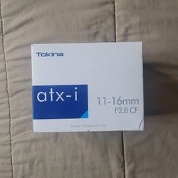 Tokina Atx-i Camera Len For Nikon 11-16mm F2.8 CF