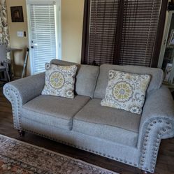 Matching couch and loveseat