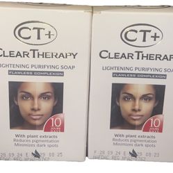 CT+ Clear Therapy Lightening Purifying Soap – Flawless Complexion – 2 Pack