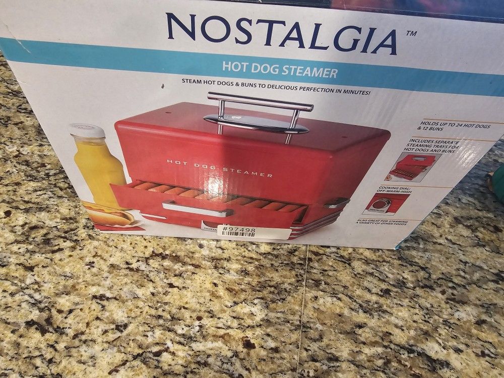 Nostalgia Hot Dog Steamer