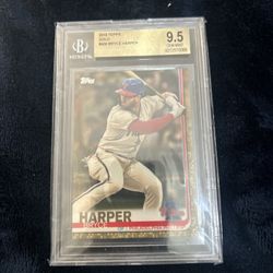 2019 Topps - Bryce Harper #400 Gold /2019 Beckett 9.5