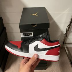 Jordan 1 Low “Bred Toe”