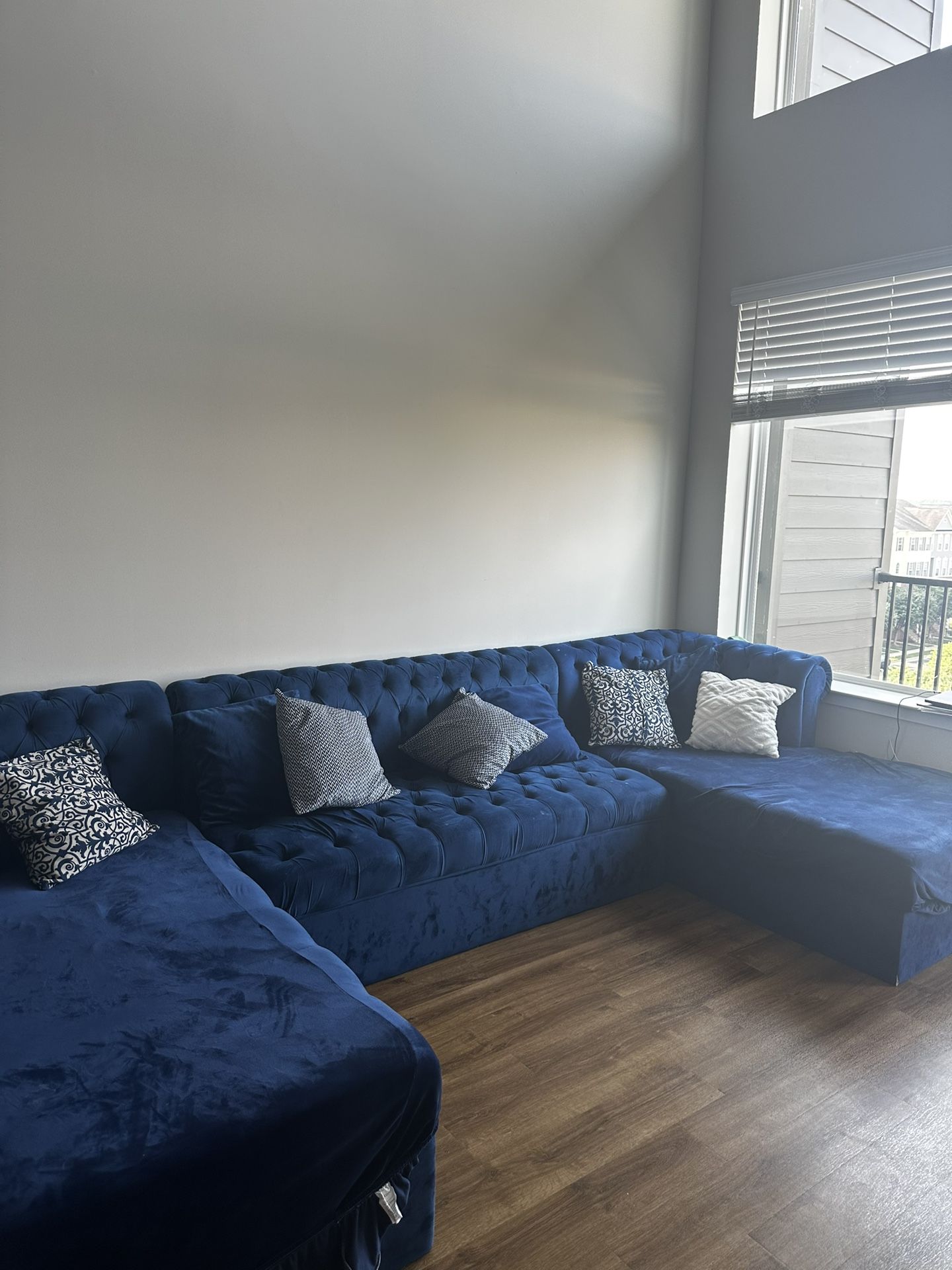 Navy blue Sectional Sofa