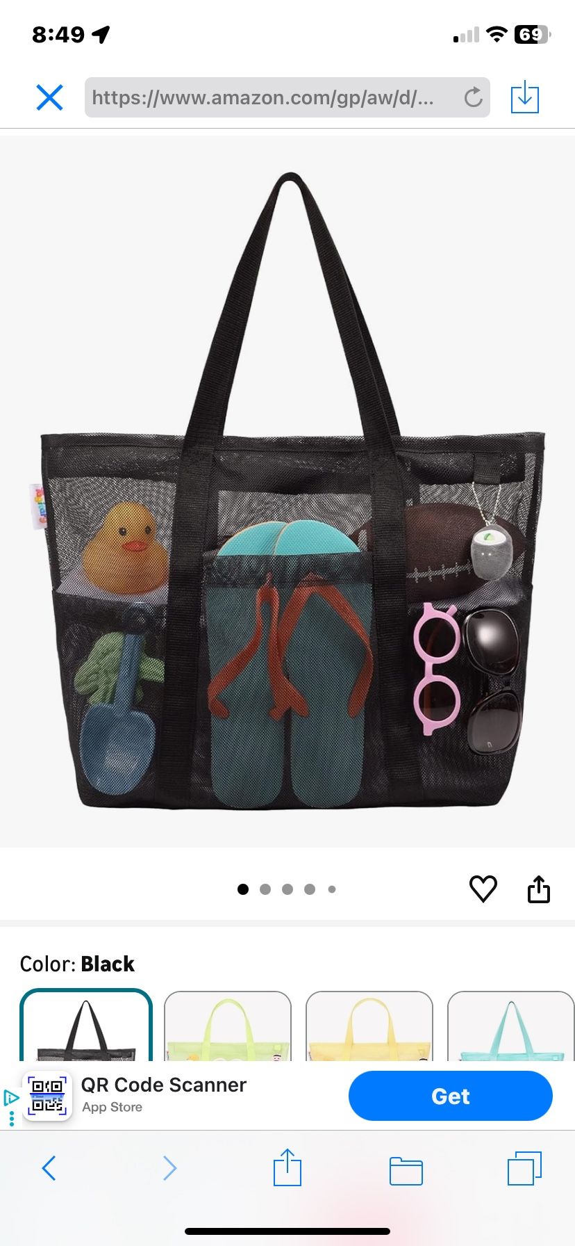 Beis Mesh Beach Tote $29