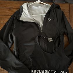 Gymshark Windbreaker & Sports Bra