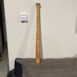 Vintage Little League Wood Worth Baseball Bat.
