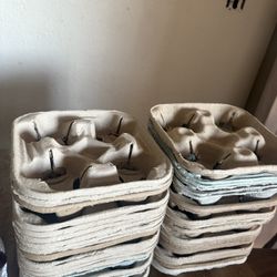 Bandejas Para Vasos 40 Piezas 