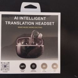 AI translating earbuds