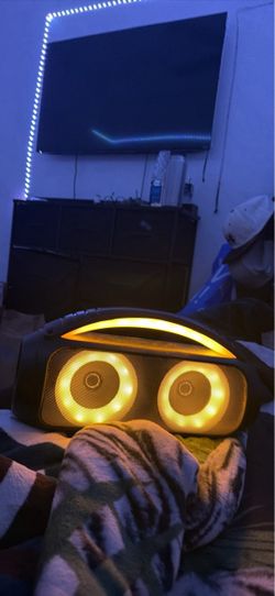 Boombox Bluetooth speaker with led lighting