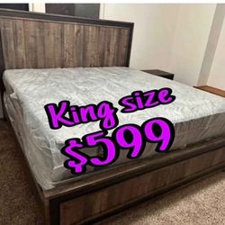 NEW KING BED AVAILABLE NOW