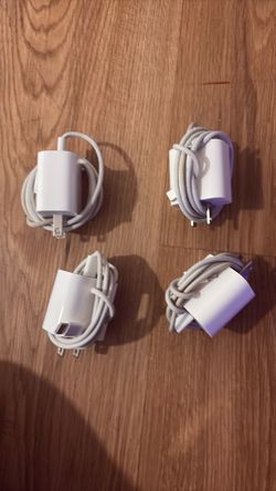 10$  for each or 40$ for all real Apple chargers