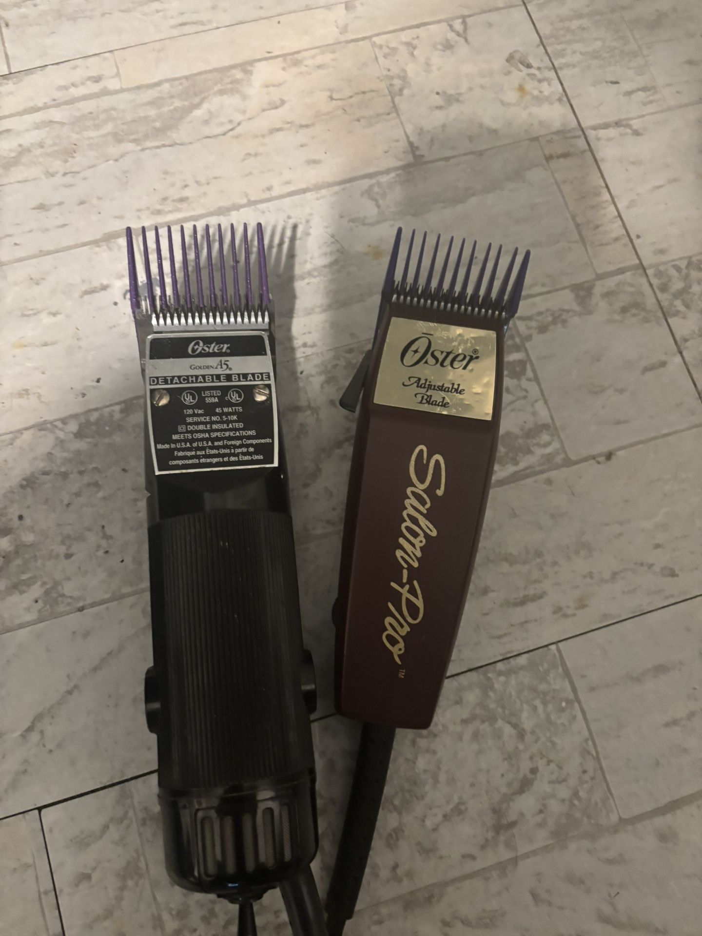 Oster Andis Wahl Barber Clippers For Sale