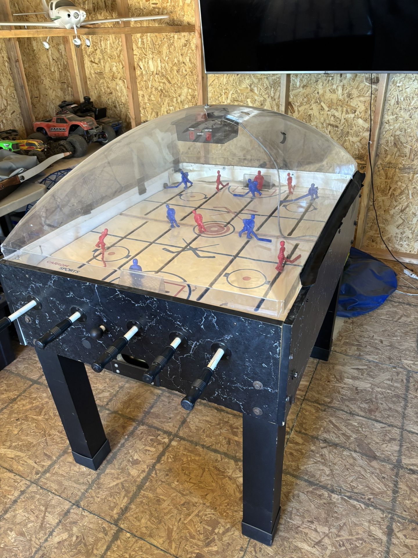 Bubble Top Table Hockey Arcade Game
