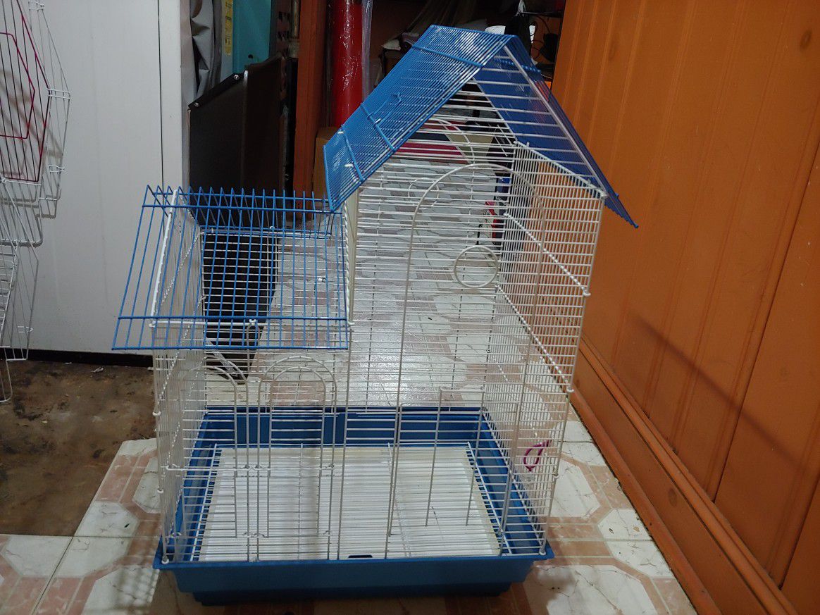Bird cage with stand