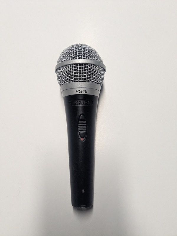 Shure PG 48 Handheld Microphone-  We Have Two. $35 Each