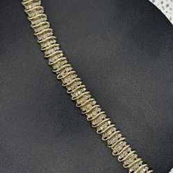 10kt Gold Diamond Bracelet