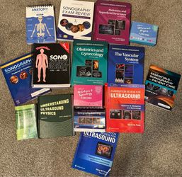 Sonography school books bundle and more!