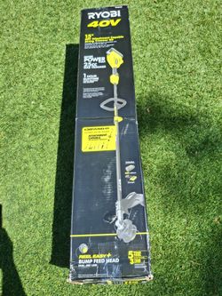 Ryobi 40V 15" Attachment Capable String Trimmer Kit
