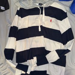 Men’s Polo Ralph Lauren Hoodie T-Shirt Size L