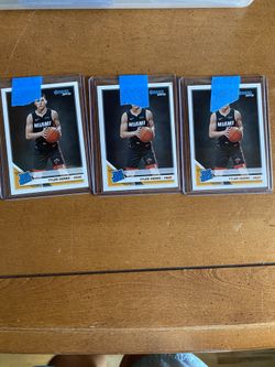 Tyler Herro 3 Card Rookie Lot