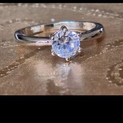 LAST CHANCE... 2 Carat Round Cut Diamondish Engagement Ring. sz 6.5