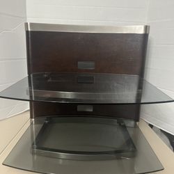 Morganville  Wall Mounted Media Console Floating Stand Component Shelf System