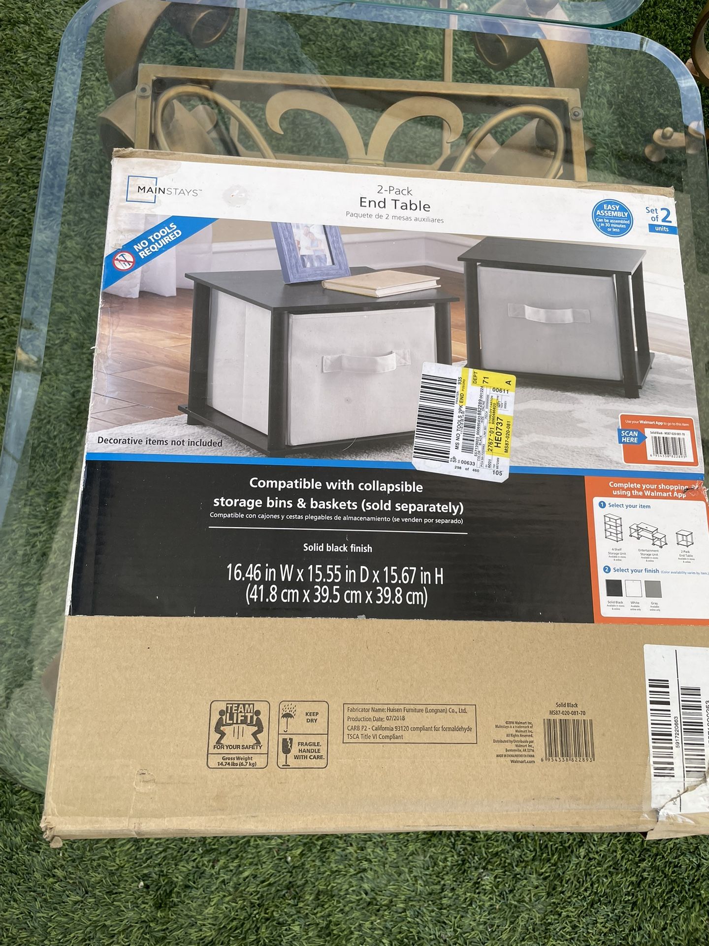 2-Pack End Table