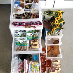 crafts supplies lots all new material 