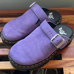 new dr martens purple slide size 5 women’s